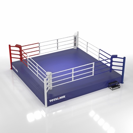 Купить Ринг боксерский Totalbox на помосте 0,5 м, 6х6м, 5х5м в Апатитах 