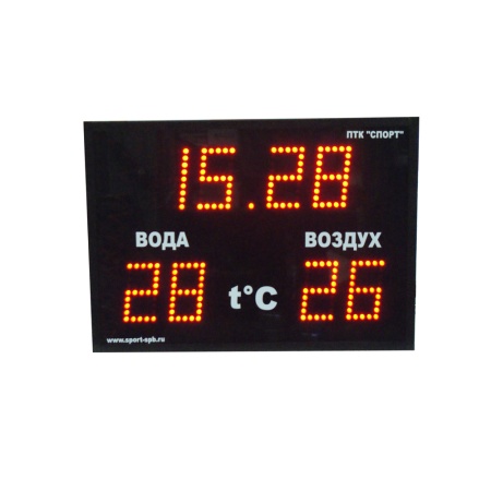 Купить Часы-термометр СТ1.13-2t для бассейна в Апатитах 