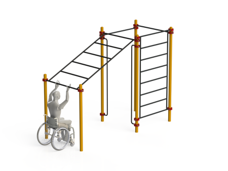 Купить Спортивный комплекс для инвалидов-колясочников WRK-D15_76mm в Апатитах 